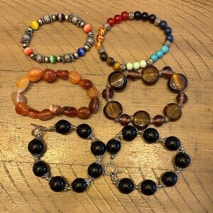 Colorful Beaded Bracelet Set